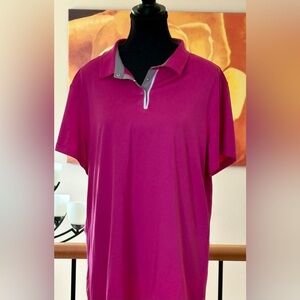 Women’s  sketchers Pink golf Shirt-like new